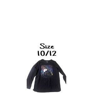 Cat & Jack Black Long Sleeve Kids Shirt